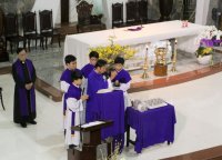 Một số hình ảnh Lễ Tro (30 tết Ất Mùi) tại Giáo xứ Tân Thái Sơn 